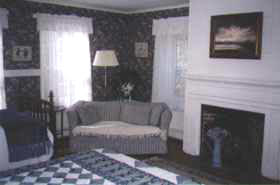 Wellfleet MA lodging overlooking the Duck Creek and Main Street, Wellfleet, MA,  second floor, one Queen and Private Bath, Room 21